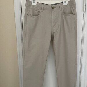 Tommy Bahama Cream 33x30 comfy work pants